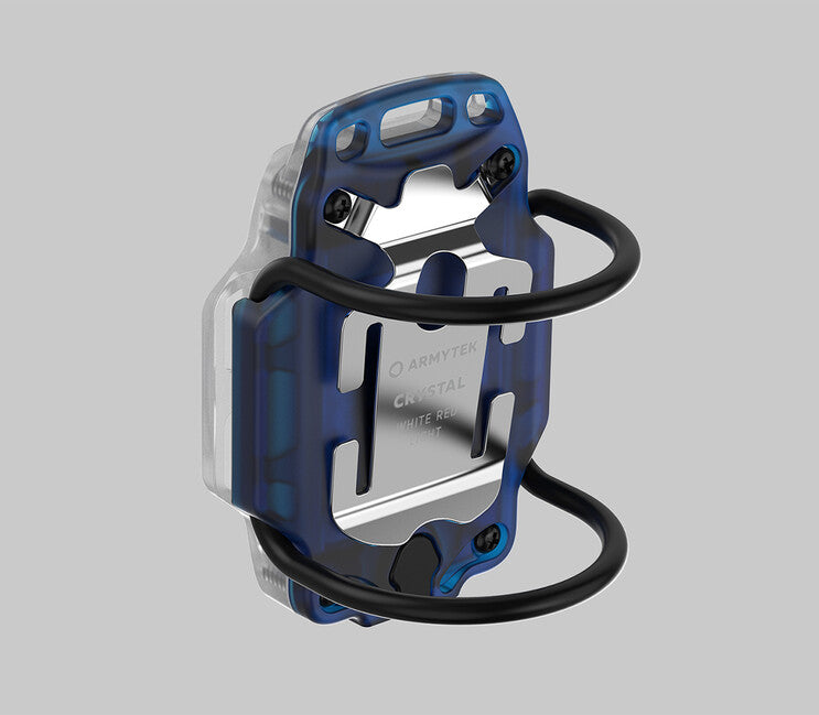 ArmyTek F07001B torcia portatile blu cristallo led blu, trasparente