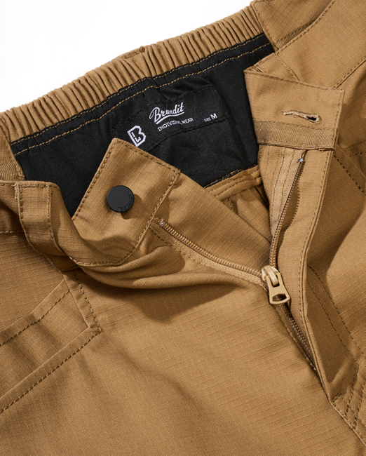 Brandit Pantaloni tattici Ripstop, cammello