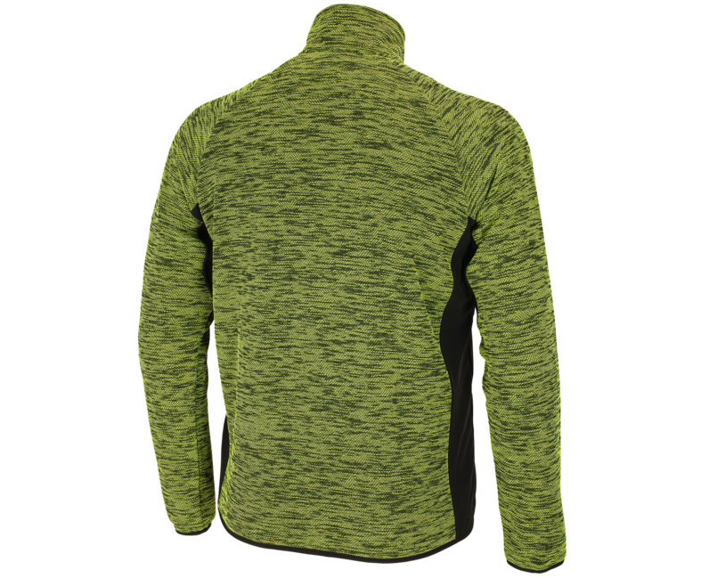 BENNON Altos felpa con zip, gialla