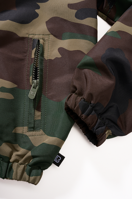 Brandit Kids Frontzip giacca a vento , woodland
