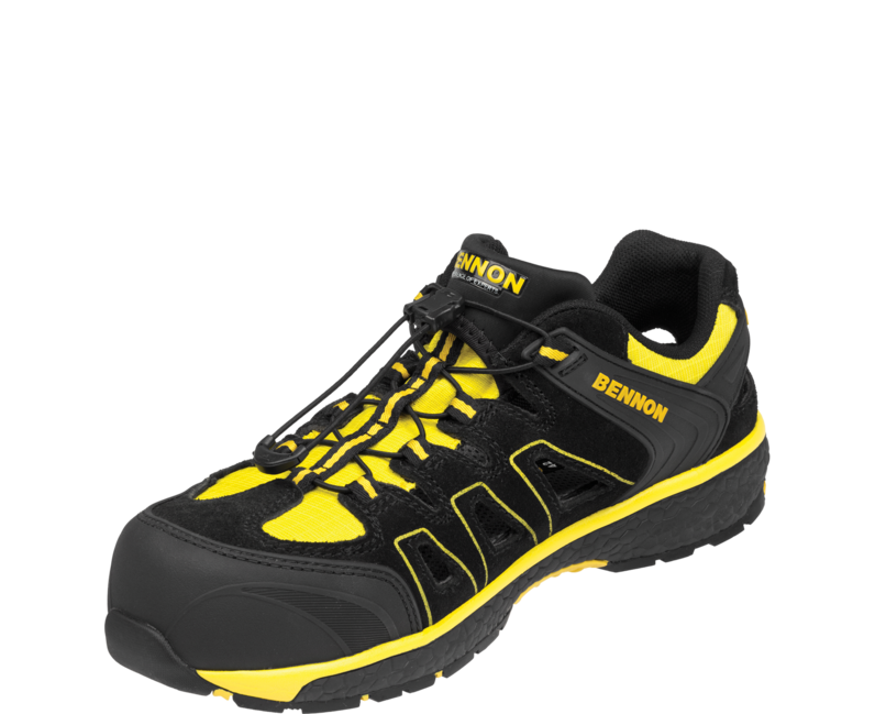 BENNON Bombis sandali da lavoro S1 ESD NM, giallo