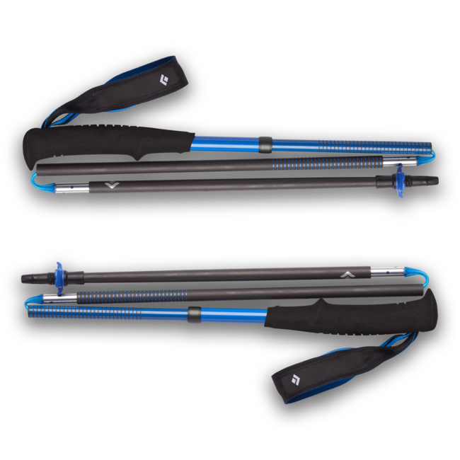 Black Diamond Distance Carbon Z bastoncini da trekking, ultra blu