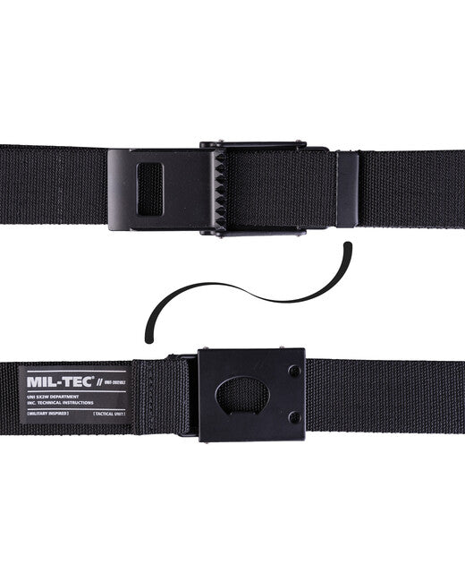 Mil-Tec Belt Defense Flex 40 mm, nero