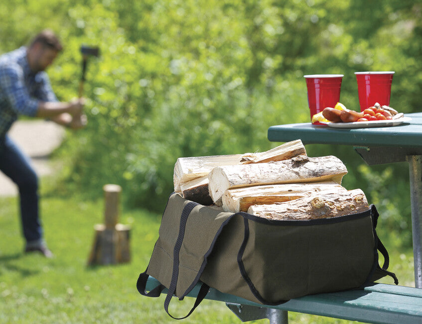 Coghlans CL Borsa porta tronchi in tela per legno