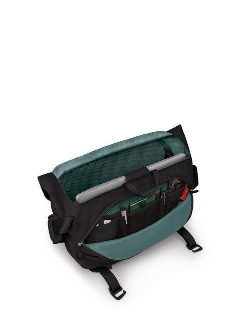 Osprey Metron Messenger borsa a tracolla, nera