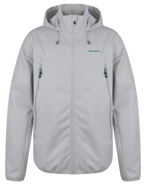 Husky Sonny giacca softshell da uomo, grigio chiaro