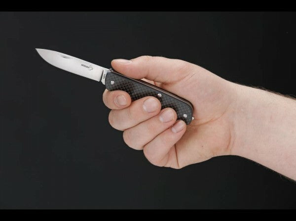 Böker Tech Tool Carbon 1 Pocket Knife 7.1 cm, Black, G10, Carbon Fiber