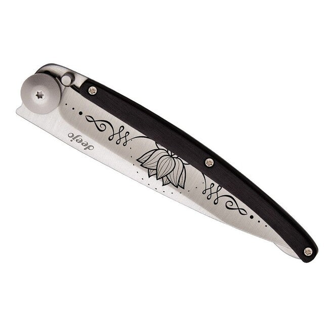 Deejo Tattoo legno coltello di chiusura Zen