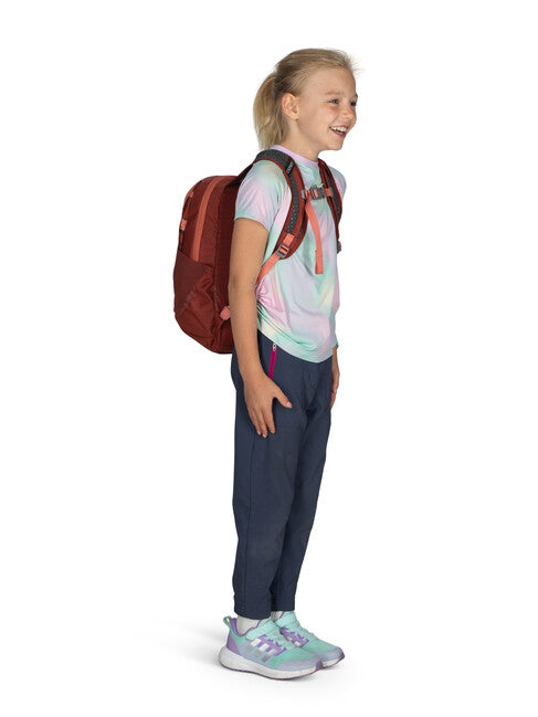 Osprey Daylite Jr zaino, stampa pennellate/red canyon
