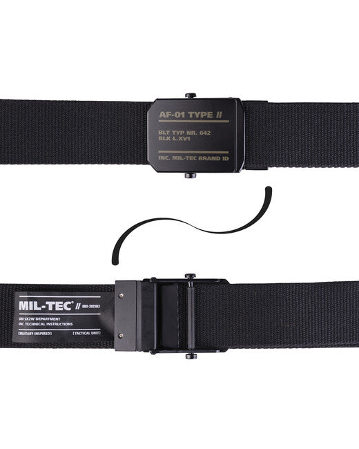 Mil-Tec AF-01 cintura 40 mm, nera