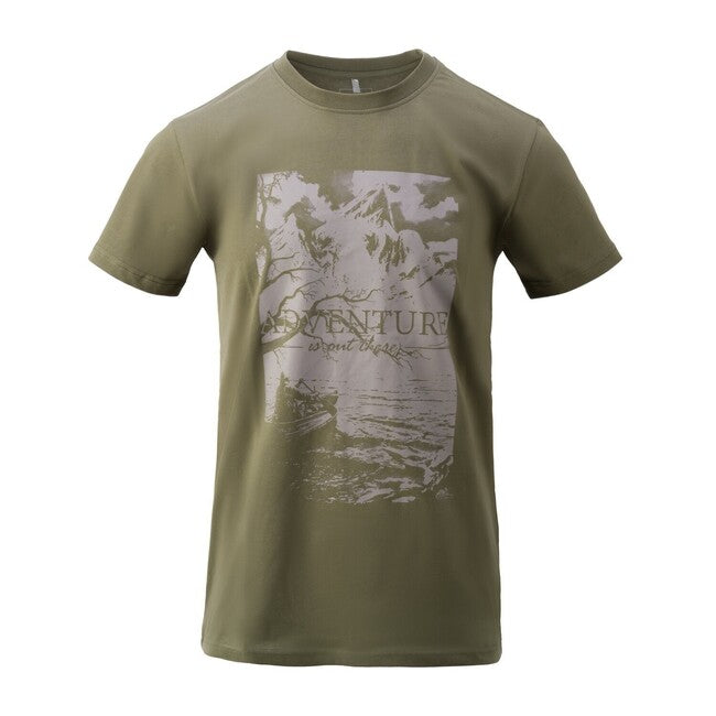 Helikon-Tex Maglietta (L'avventura é lá fuori) - verde oliva