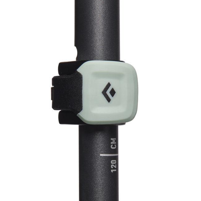 Black Diamond Pursuit Shock bastoncini da trekking, acciaio grigio-schiuma verde