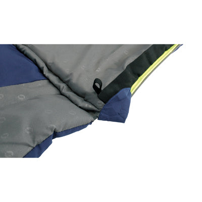 Outwell Contour Lux Double sacco a pelo, cerniera a sinistra