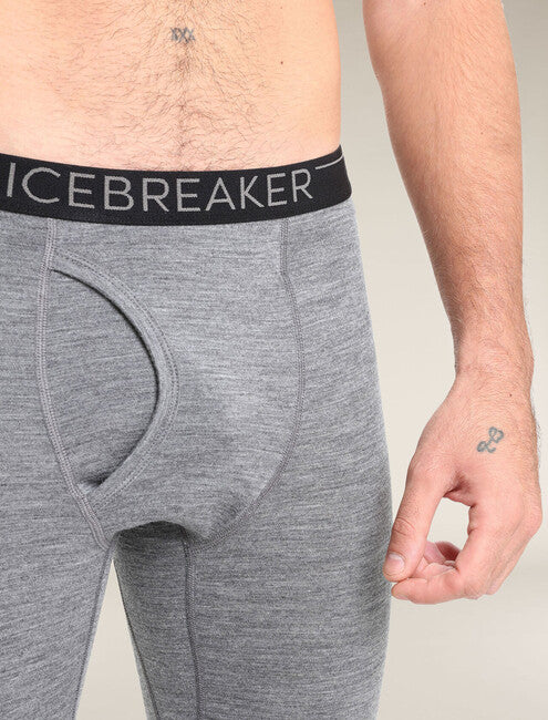 Icebreaker 200 Oasis pantaloncini termici da uomo, grigio