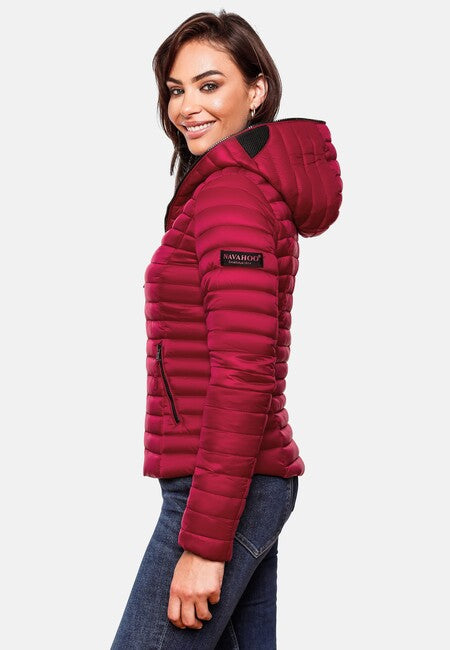 Navahoo Kimuk giacca transitoria da donna con cappuccio, fucsia