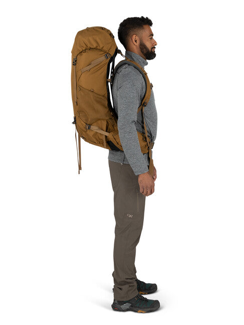 Osprey Rook zaino da trekking 50, histosol brown/rhino grey