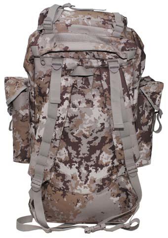 MFH BW zaino impermeabile, Vegetato desert 65L