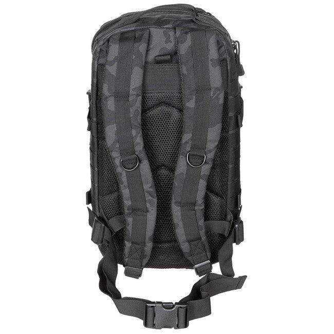MFH US Assault Backpack, Night Camo, 30L