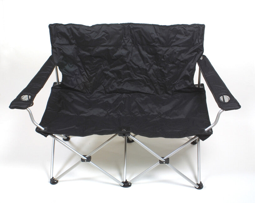 BasicNature Love Seat sedia da viaggio, nero