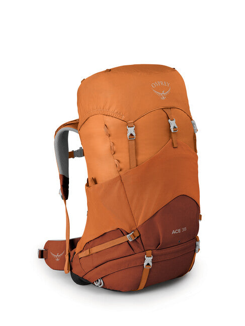 Osprey Ace 50 II zaino da trekking, orange sunset