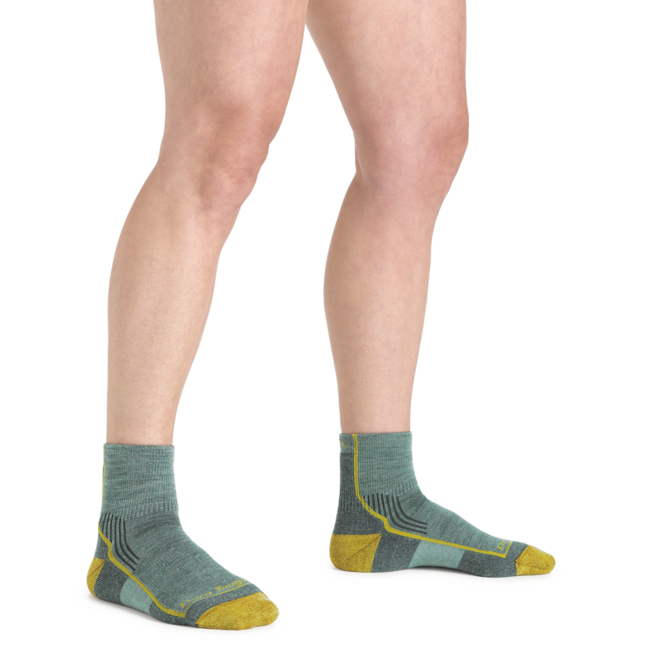Darn Tough Hiker 1/4 calzini leggero con cuscino, sage