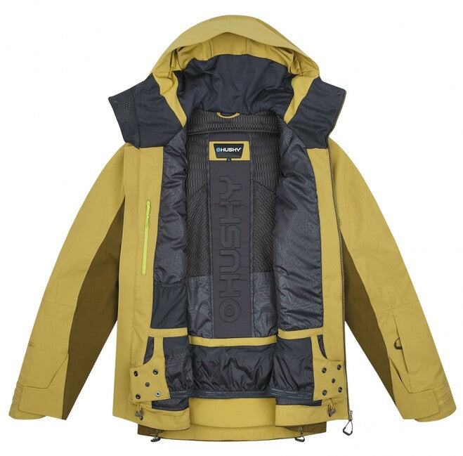 Husky Mistral giacca da sci da uomo, kaki/kaki scuro