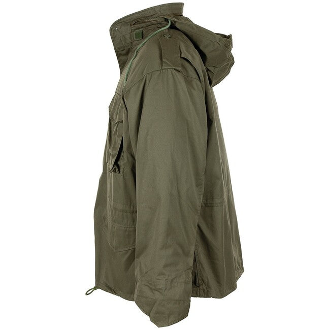MFH Giacca da campo americana M67 con fodera trapuntata staccabile, verde OD
