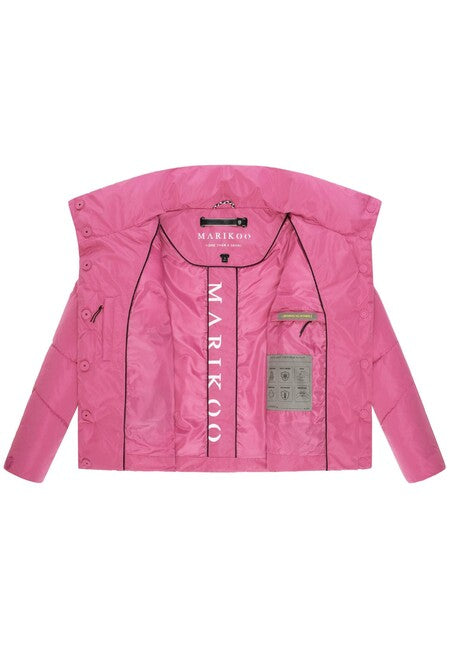 Marikoo Jalliaa giacca invernale corta da donna, berry rouge