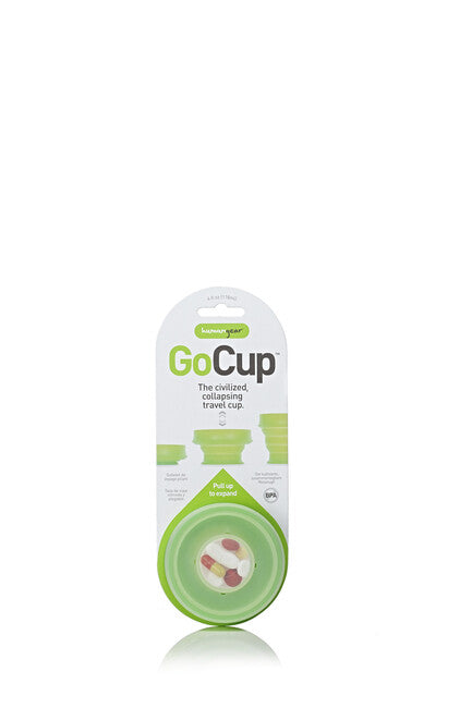 Humangear GoCup tazza da viaggio pieghevole, igienica e impacchettabile ' 118 ml verde