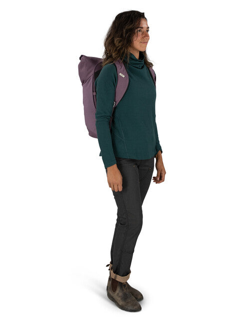 Osprey Arcane Roll Top Pack zaino da città, purple dusk heather