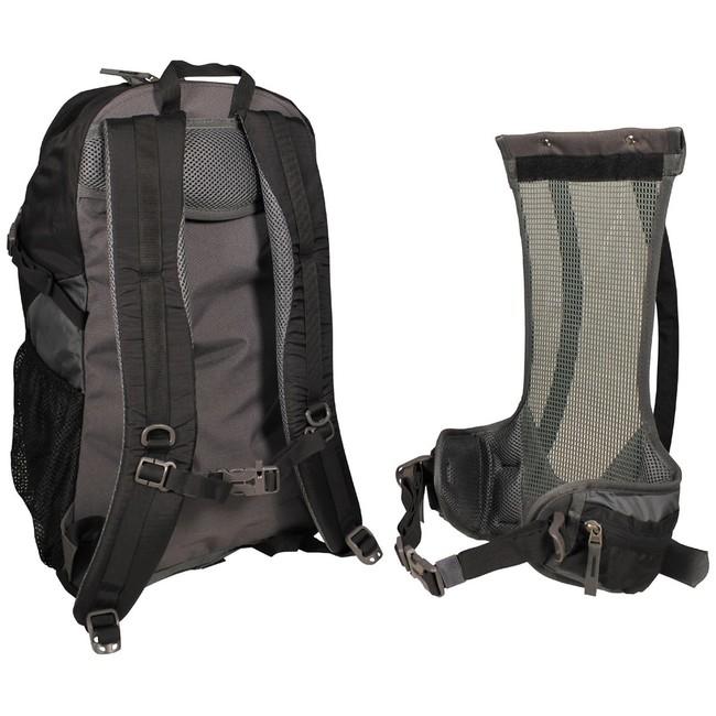 MFH Arber zaino da trekking 30l, nero e grigio