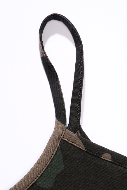 Brandit canotta da donna con spalline sottili, darkcamo