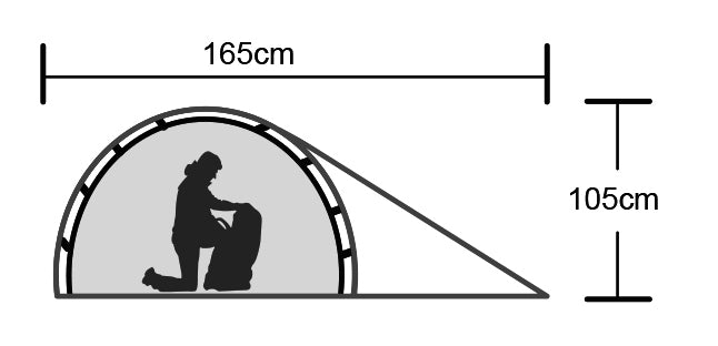 Origin Outdoors Snugly tenda 1 persona