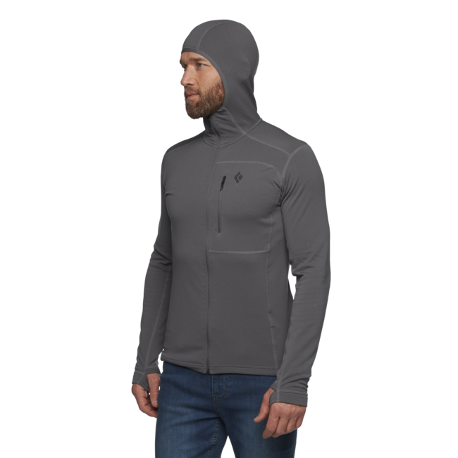 Black Diamond Coefficient felpa da uomo, granito