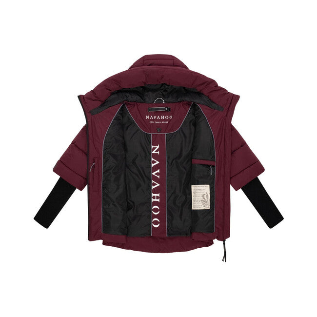 Navahoo Lotusherz XIV giacca invernale da donna, vino