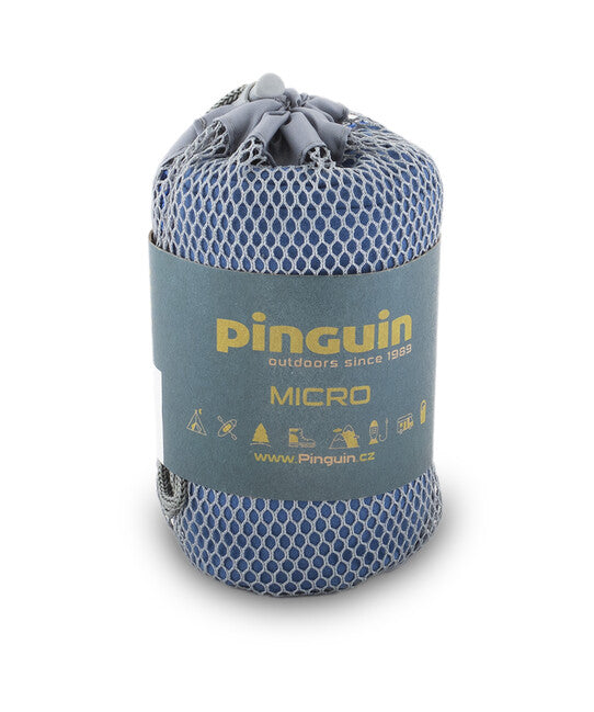 Pinguin Micro asciugamano Logo 40 x 40 cm, grigio