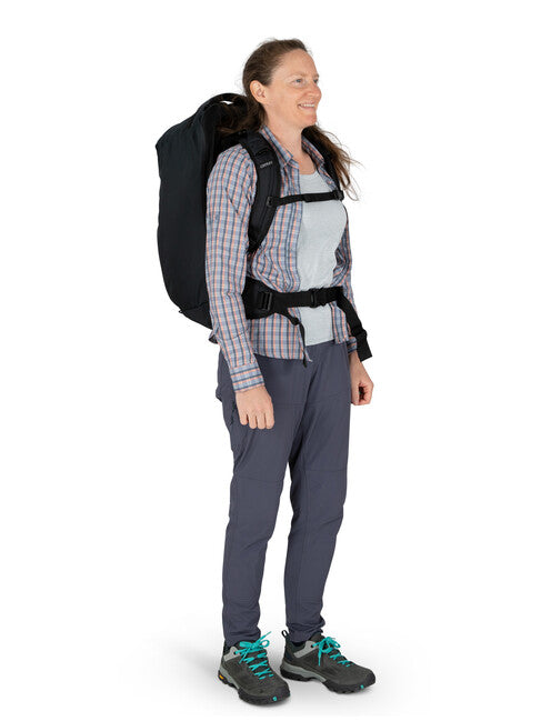 Osprey Fairview 40 II zaino da viaggio, nero