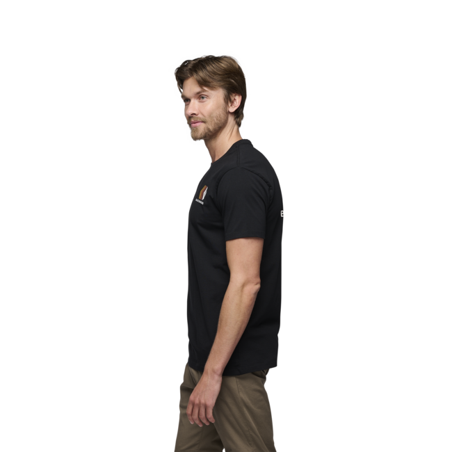 Black Diamond Faded maglietta a maniche corte da uomo, nero