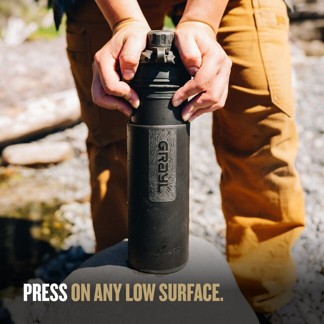 Grayl GeoPress purificatore, nero Coprente