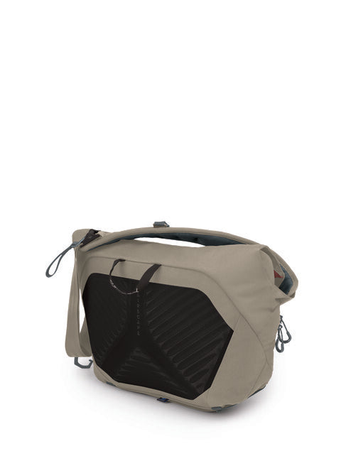 Osprey Metron Messenger borsa a tracolla, calcestruzzo, marrone.
