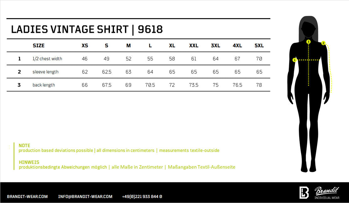 Brandit Vintage camicia a maniche lunghe da donna, oliva