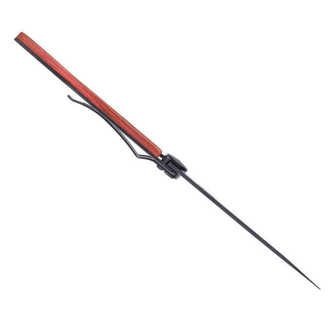 Deejo Black tattoo red beech Lion coltello di chiusura