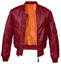 Brandit MA1 giacca pilot bomber, bordeaux