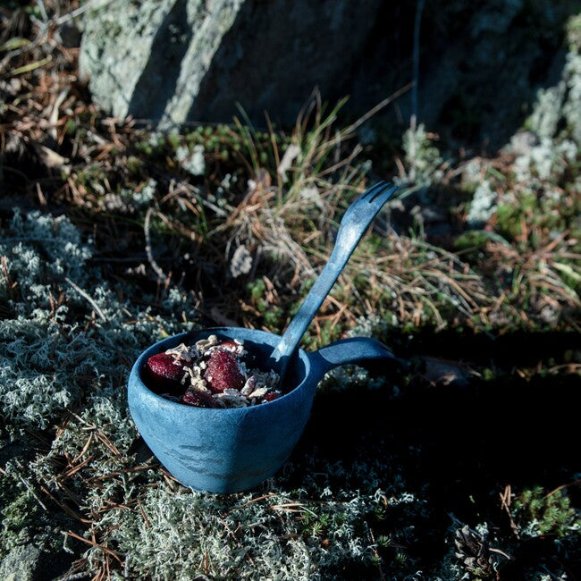 Kupilka Spork 225 cucchiaio e forchetta in uno, blu