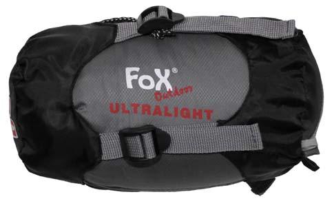 Fox Outdoor Ultralight sacco a pelo ultra leggero + 11/ + 21°C, grigio