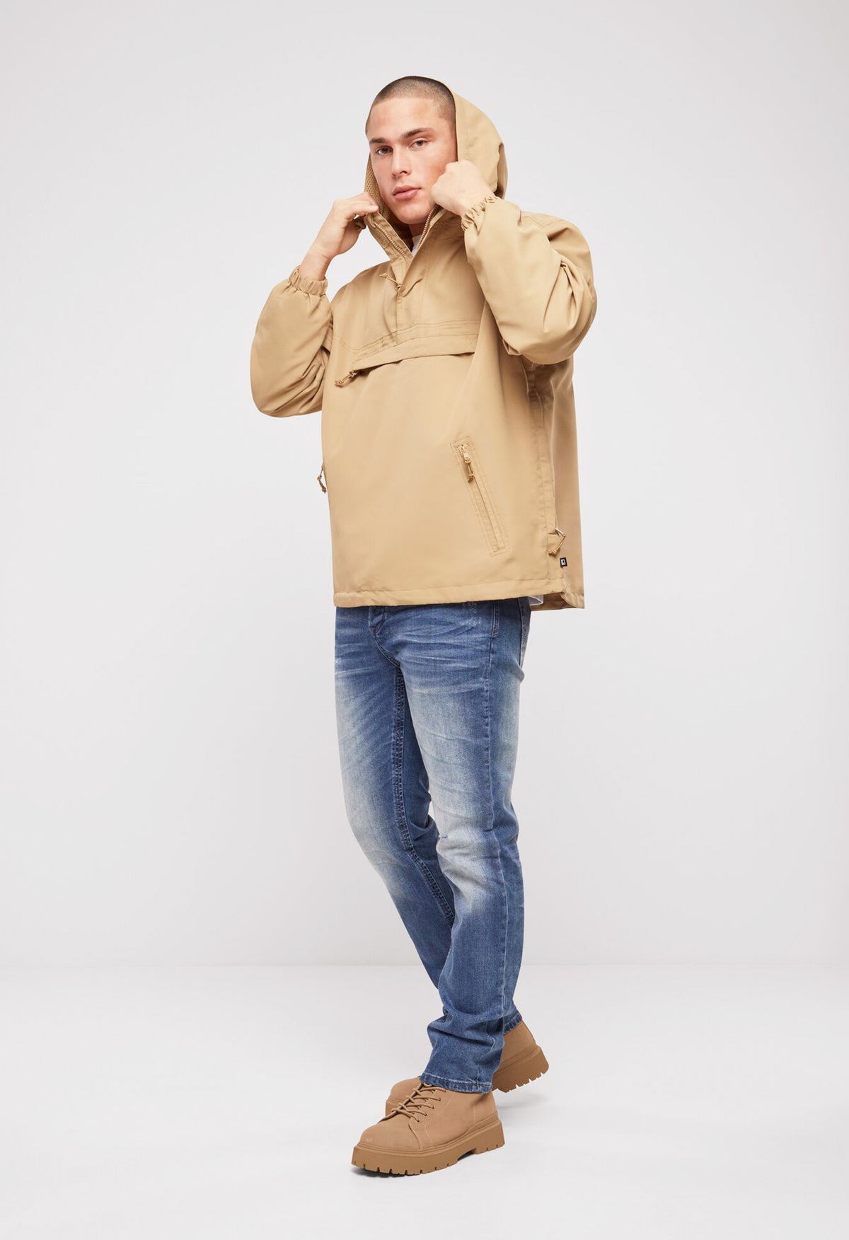 Brandit Summer Windbreaker bunda, camel