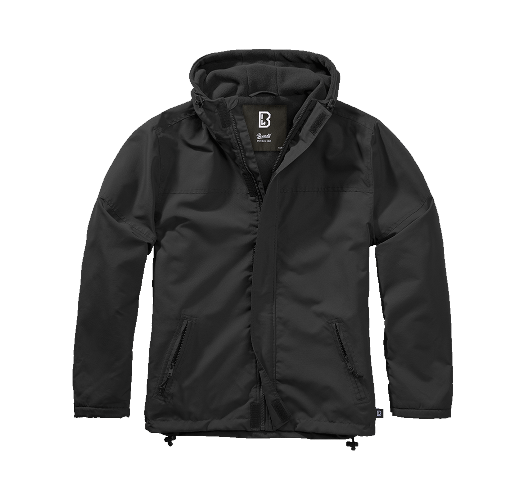 Brandit Windbreaker Frontzip bunda, čierna