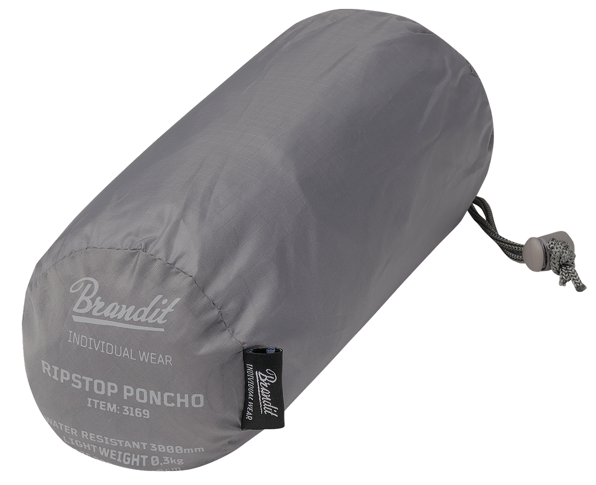 Brandit Ripstop pončo, anthracite