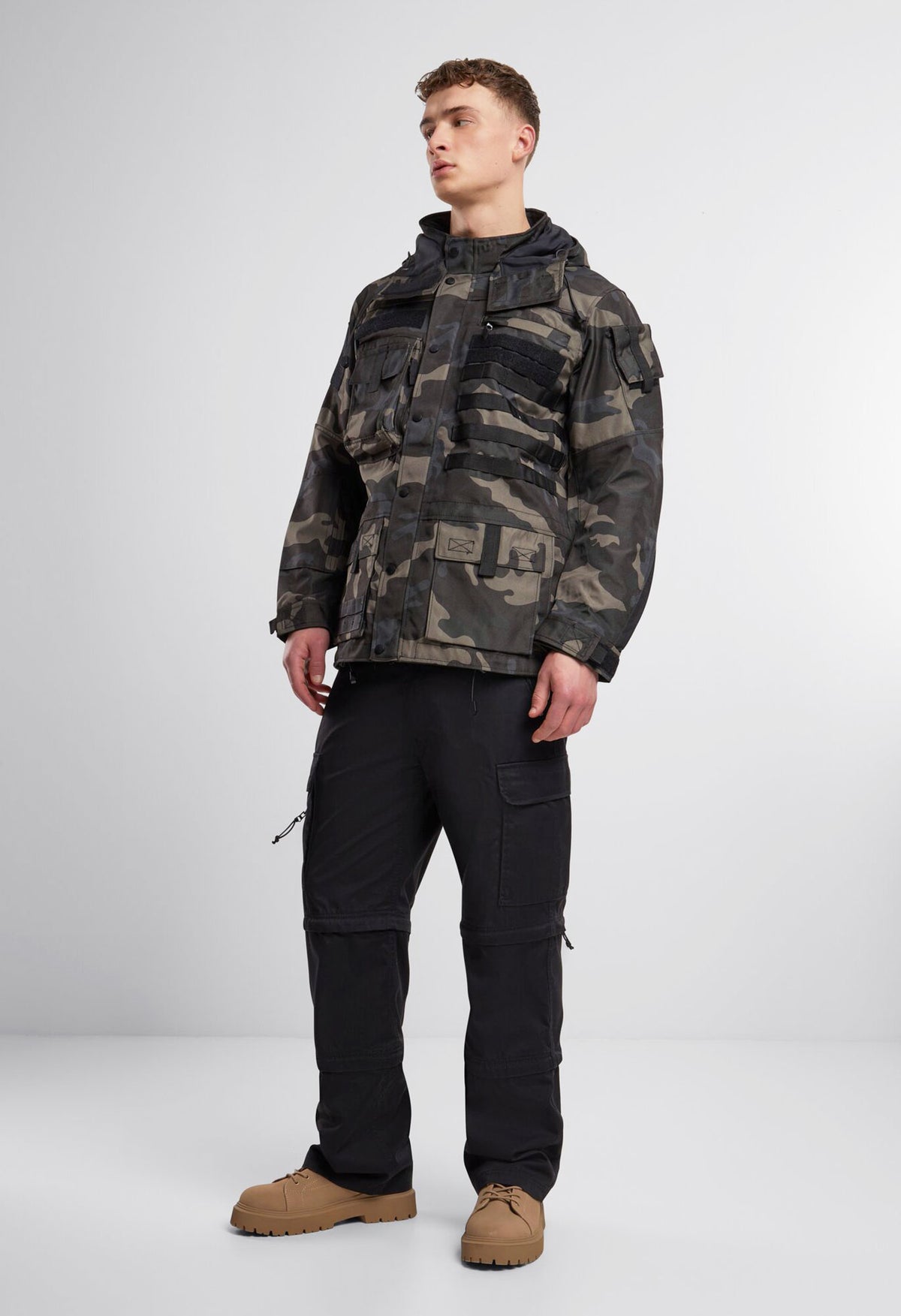 Brandit Performance Outdoor bunda taktická, darkcamo
