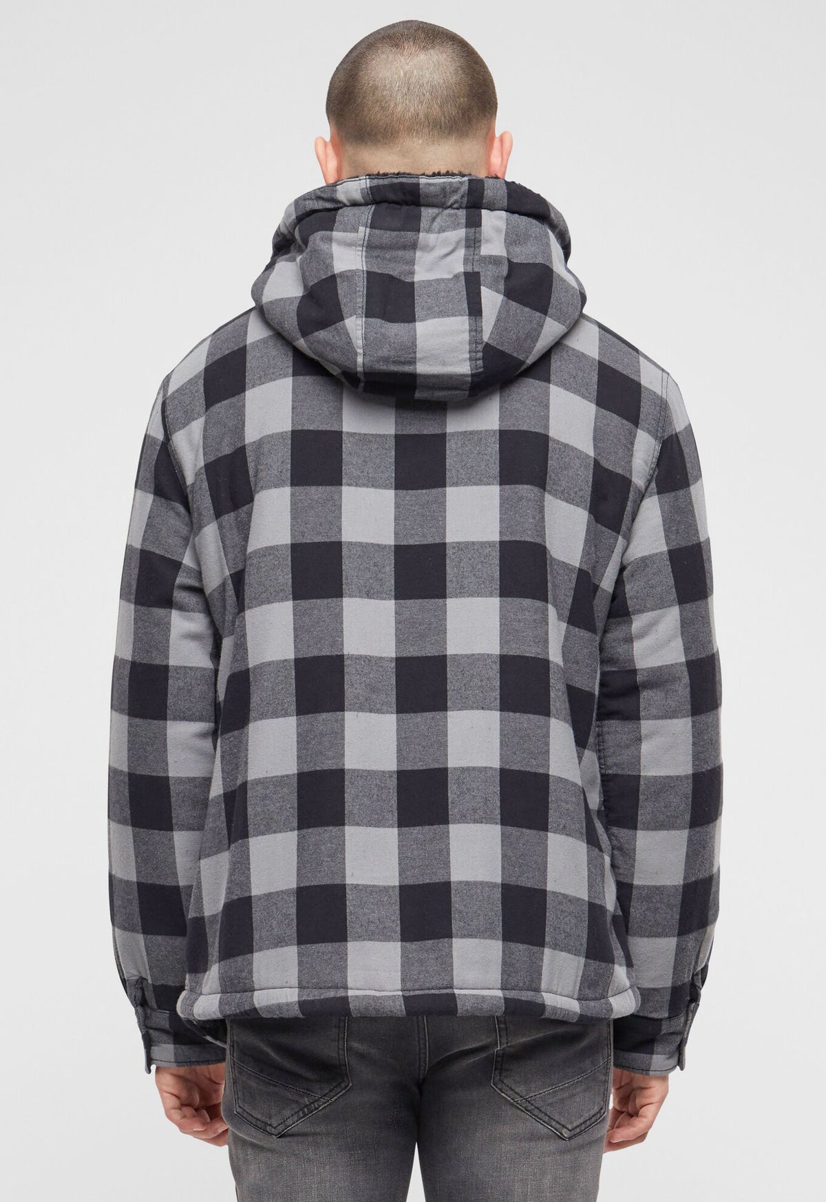 Brandit Lumber bunda s kapucňou, čierna-charcoal